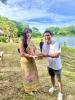 ร่วมต้อนรับชาวต่างชาติ ณ ตลาดลาวเวียง วัดตะเฆ่ หมู่ที่ 6 ตำบลม่วงงาม...